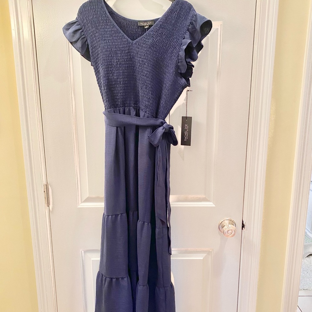 Rachel Zoe Navy Maxi Dress nwt